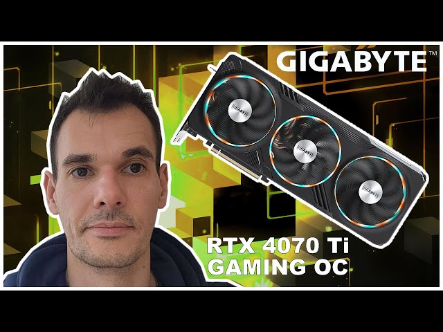 GIGABYTE RTX 4070 Ti GAMING OC : la belle se r�v�le � nous avec des leds RGB !