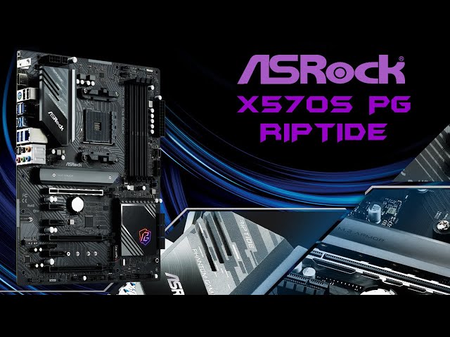 ASROCK X570S PG RIPTIDE : Full PCI Express 4.0 sans ventilateur