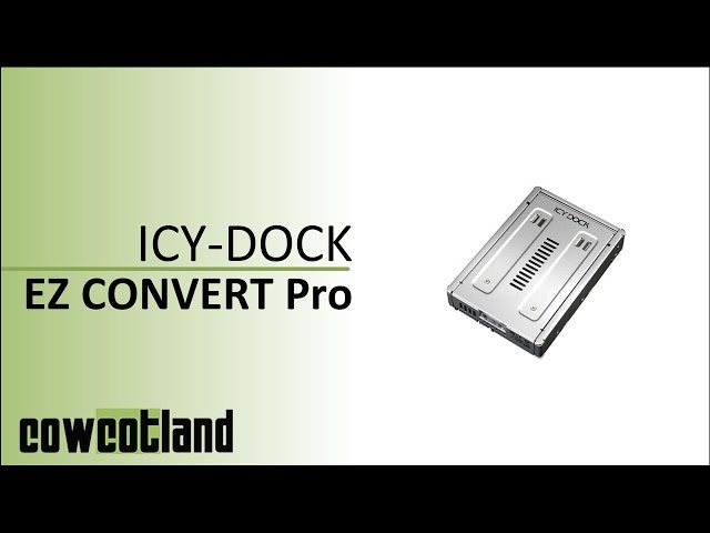 Présentation RACK ICY-DOCK EZ CONVERT Pro