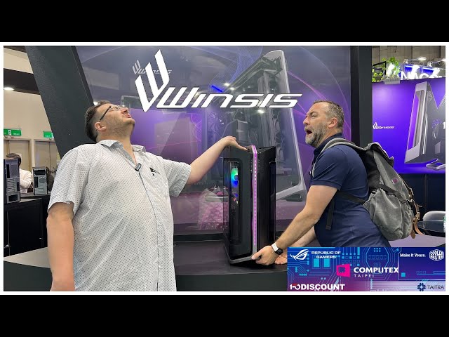 WWINSIS, des gros boitiers PC à la sauce RGB au COMPUTEX 2023