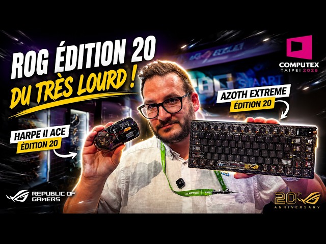 ROG Azoth Extreme & Harpe II Ace Edition 20 : Le duo COLLECTOR parfait