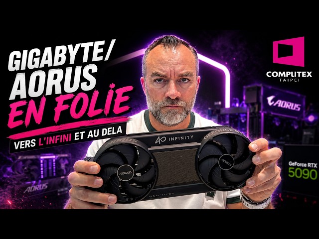 GIGABYTE et AORUS vers l'infini et au d�l� avec les RTX 5080 WOOD