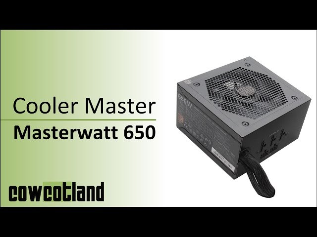 Pr�sentation alimentation Cooler Master Masterwatt 650