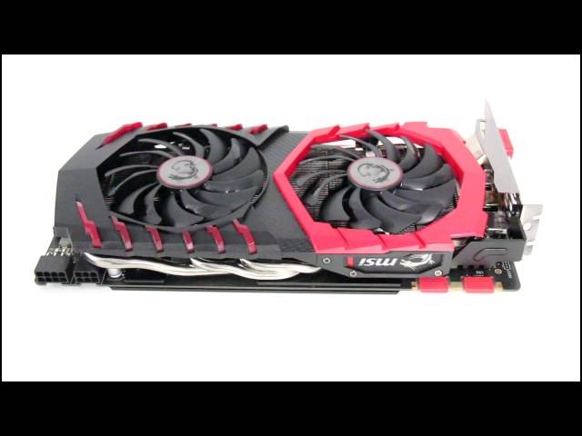 Pr�sentation carte graphique MSI GTX 1070 Gaming X