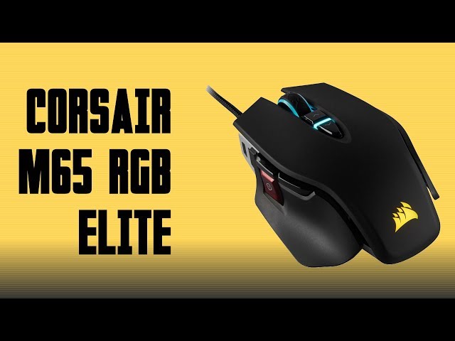 Pr�sentation souris Corsair M65 RGB Elite