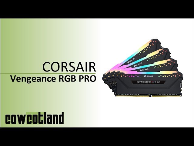 Prsentation mmoire DDR4 Corsair Vengeance RGB Pro