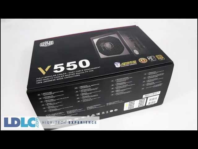 Pr�sentation alimentation Cooler Master V550
