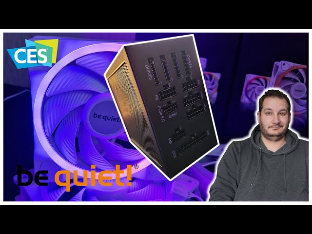 CES 2023 : alimentations ATX 3.0 chez be quiet!, plus du Light Wings en blanc !