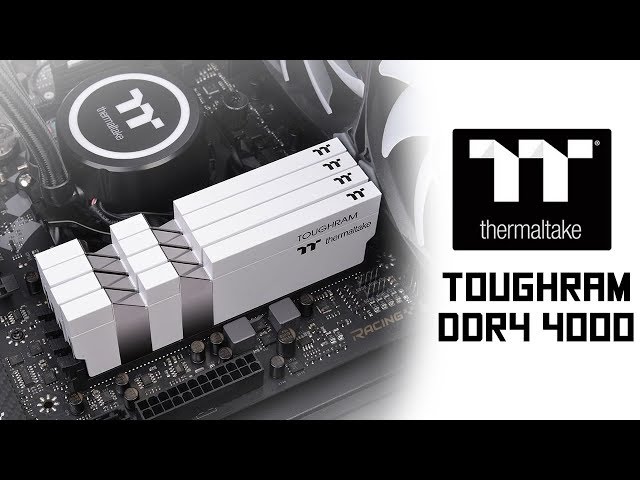 Prsentation mmoire DDR4 Thermaltake Toughtram 4000