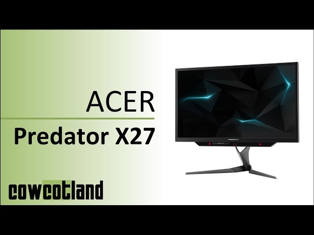 Prsentation ACER Predator X27
