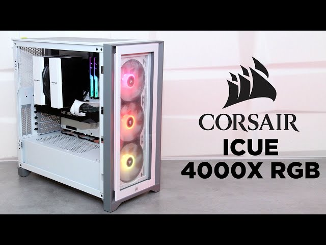 Prsentation boitier CORSAIR ICUE 4000X RGB : Encore plus de lumire