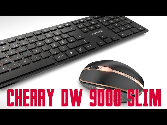 Prsentation combo clavier-souris Cherry DW 9000 SLIM