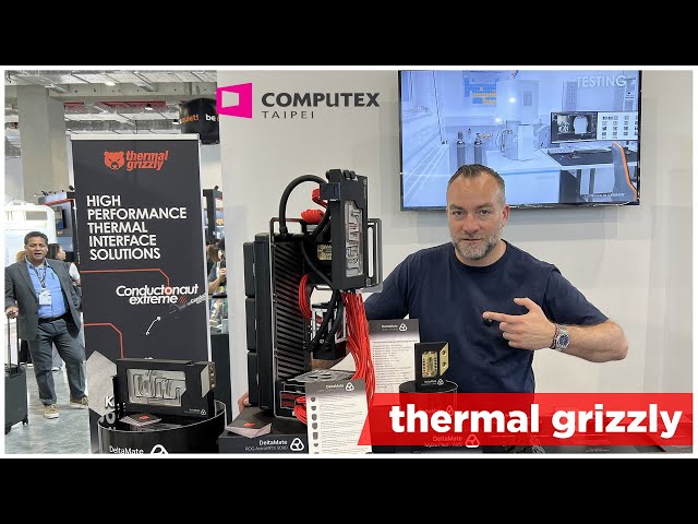 thermal grizzly, le stand des overclockers au Computex