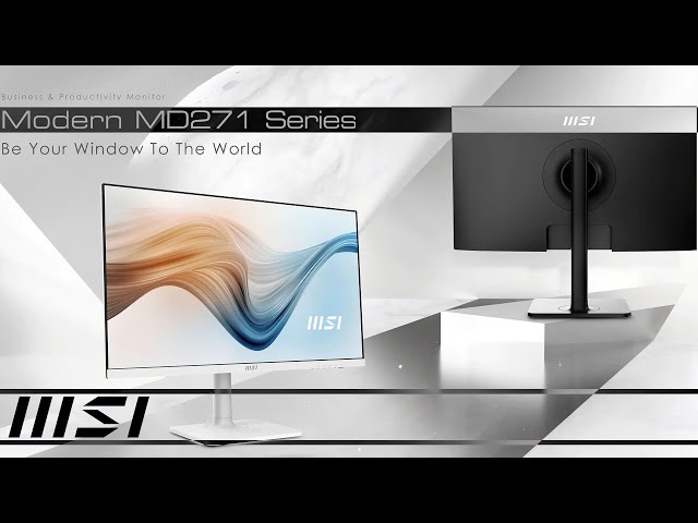 Ecran MSI Modern MD271QP : 1440 pixels pour la bureautique