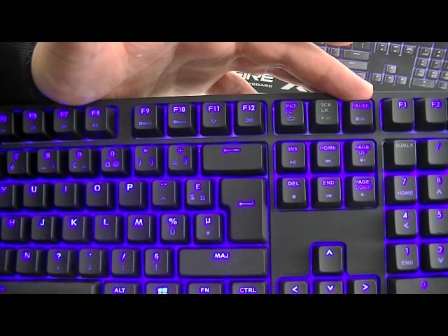 Pr�sentation clavier CM Storm Quikfire XTI