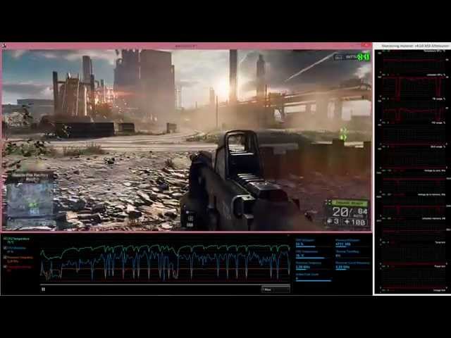 Video Ingame ASUS G751 JT Nvidia GTX 970M Battlefield4
