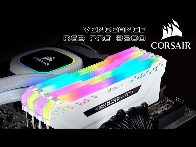 Pr�sentation m�moire CORSAIR VENGEANCE RGB PRO 3200