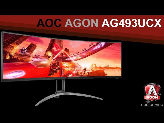 Pr�sentation �cran Gamer AOC AGON AG493UCX : ENORMISSIME je vous dis