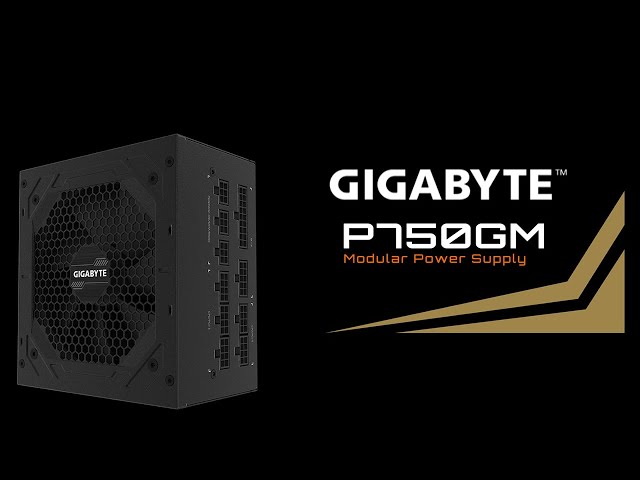 GIGABYTE P750GM : 75 euros pour un alimentation 750 watts, GOLD, full modulaire et semi passive