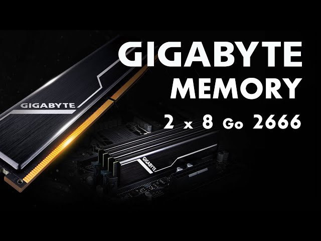 Prsentation mmoire Gigabyte Memory DDR4 2 x 8 Go 2666