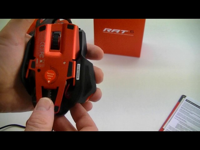 Pr�sentation souris Mad Catz RAT6