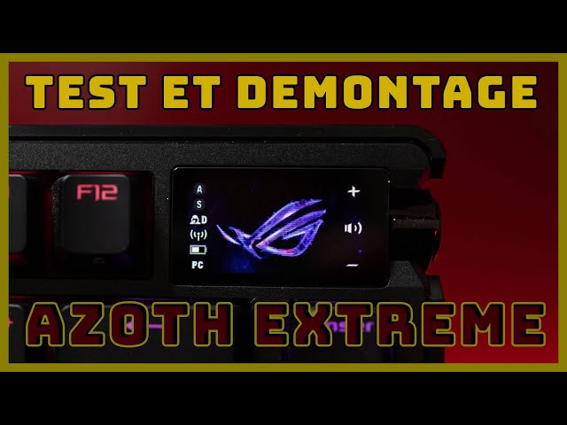 ROG AZOTH Extreme, le clavier gaming ULTIME par ASUS ?