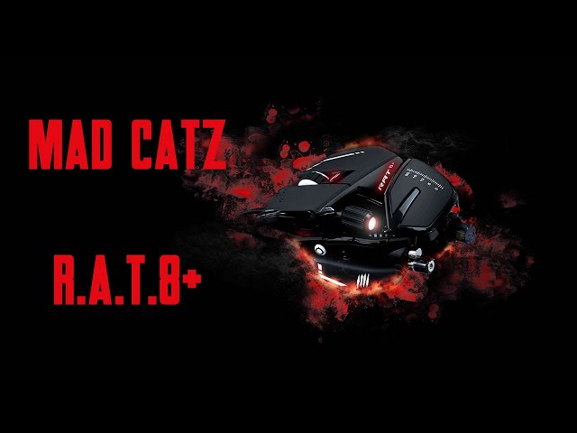 Prsentation souris Gaming Mad Catz R.A.T 8 +