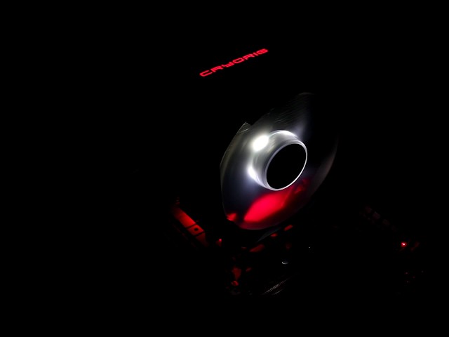 Cryorig H7 Quad Lumi, RGB en action