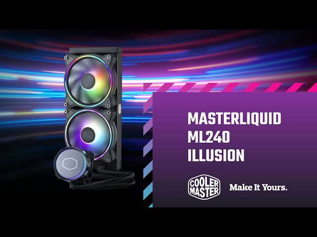 Pr�sentation Watercooling Cooler Master MasterLiquid ML240 Illusion, du RGB au top