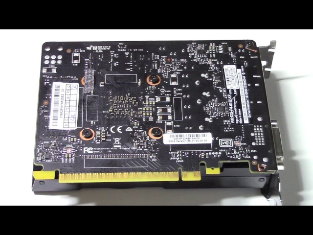 Pr�sentation carte graphique EVGA GTX 1050 SC