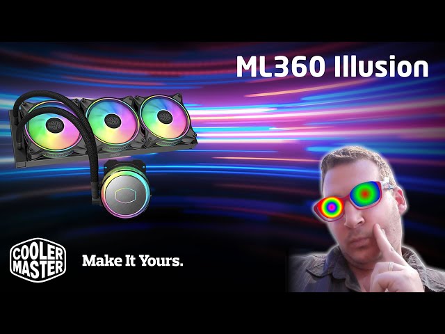 Cooler Master ML360 Illusion, une belle finition avec un clairage RGB qui frappe fort !