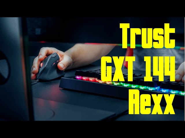 Pr�sentation souris gaming ergonomique Trust GXT 144 Rexx
