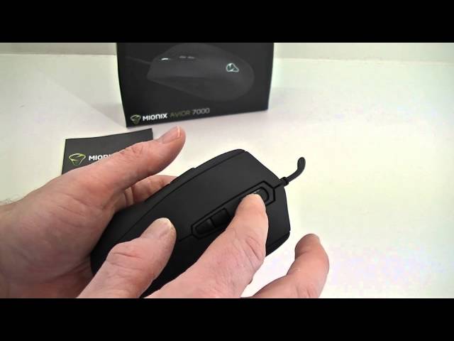 Pr�sentation souris Mionix Avior 7000