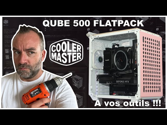 QUBE 500 Flatpack : Le boitier LEGO  monter soi-mme par Cooler Master