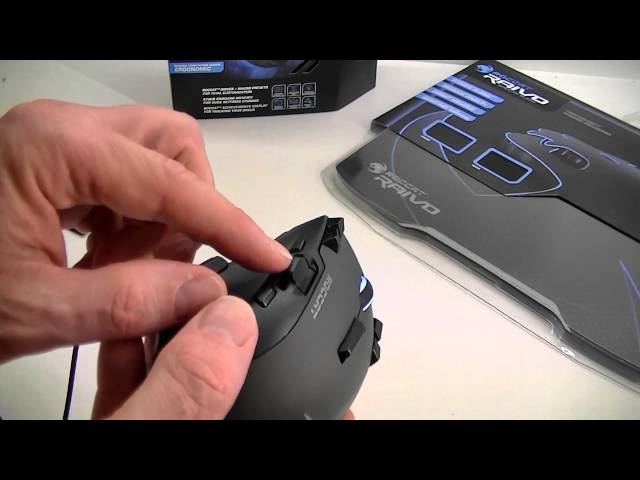 Pr�sentation souris Roccat Tyon et tapis Roccat Raivo