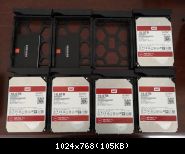 5x 10to Red Pro + 2x Ssd 840 Pro 256go
