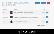 Core I7-8700k + Z390 Aorus Master + Lian-li - Pc-o11dw