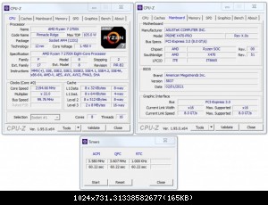 Test horloges CPU-Z sur x470 avec 2700X