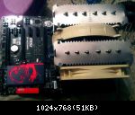 CPU : I7 4770
CM   : Z78-G45 GAMING
RAD : Noctua NH-D14 Dual Fan  Mode Push