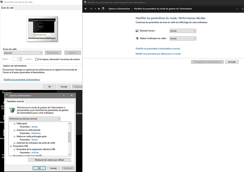 Alimentation W10 