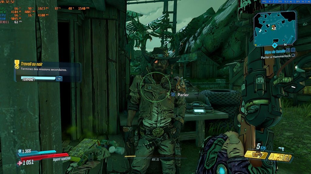 Temp Ig B3 temp�ratures dans borderlands 3