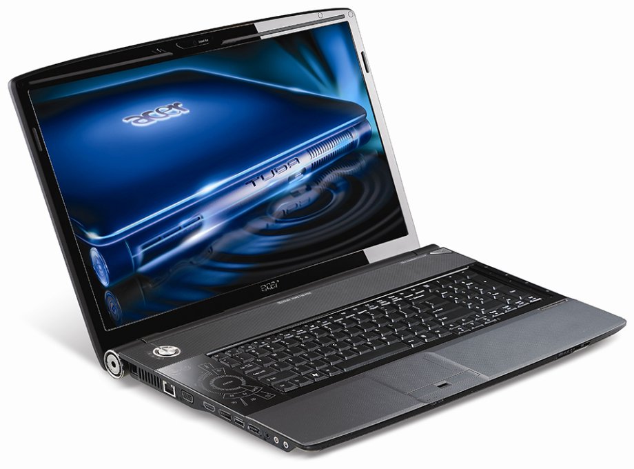 Acer Aspire 8930g-584g32bn Actual notebook (02/2009 ->).<br />
Config : intel C2D T5800 2ghz, chipset intel PM45, DDR3-1066 4096mo, VGA GeForce 9600M GS 512mo, HDD Toshiba 320go 7200 t/mn (Vista), HDD WD 320go 5400 t/mn (Kubuntu), combo BR/DVD-RW, 18.4"TFT WXGA HD+16:9 1680x945, wi-fi, etc..., dual-OS Win Vista SP2 OEM / Kubuntu 10.04 LTS Lucid Lynx 64bit.