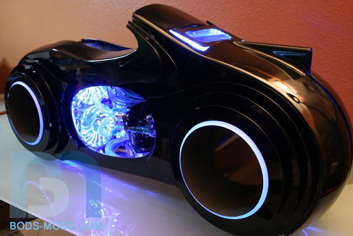 Tron Legacy Light Cycle Computer Case Mod 1 