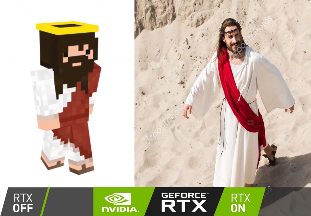 Concours Minecraft Nvidia Jesus 