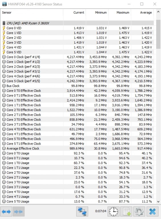 Yaab Load R5-3600x + Rx5700 +16go 2020-06-09 