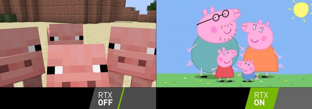 Peppa Minecraft Rtx Pour le concours Minecraft RTX !