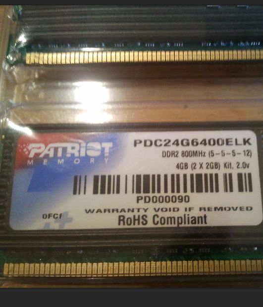 Patriot Patriot RAM 2*2 GB