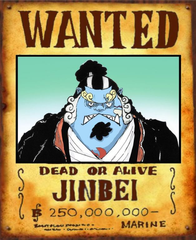 Jinbei Of One Piece Wanted By Zerdajuan-d4mz64l 