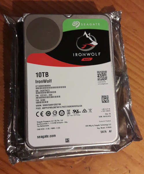 Seagate Iron Wolf Disque dur Seagate Ironwolf 10 To