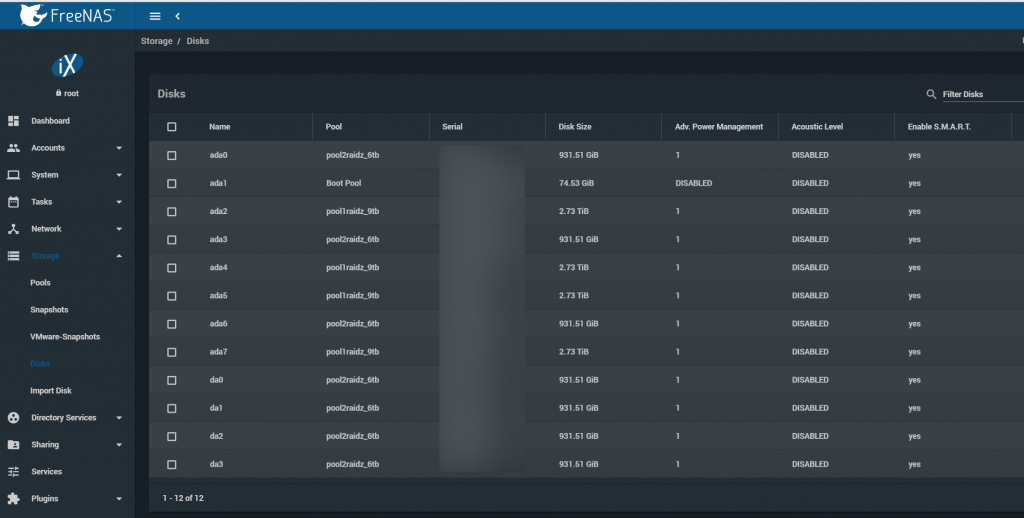 Server-disks 